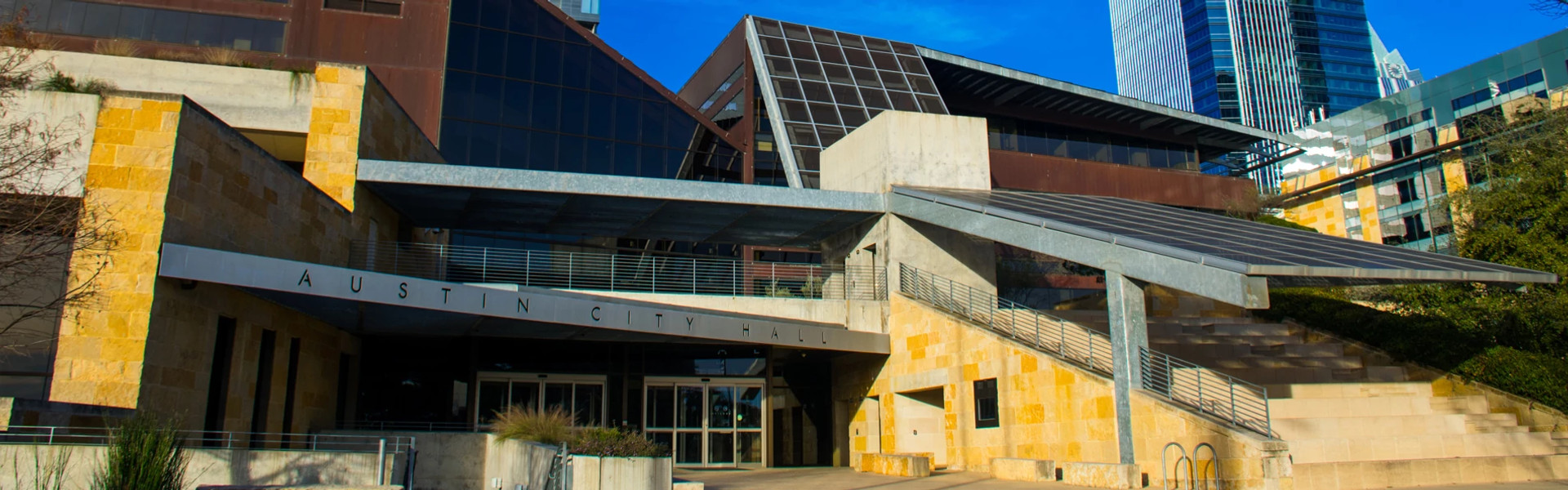 Front Exterior of Austin City Hall